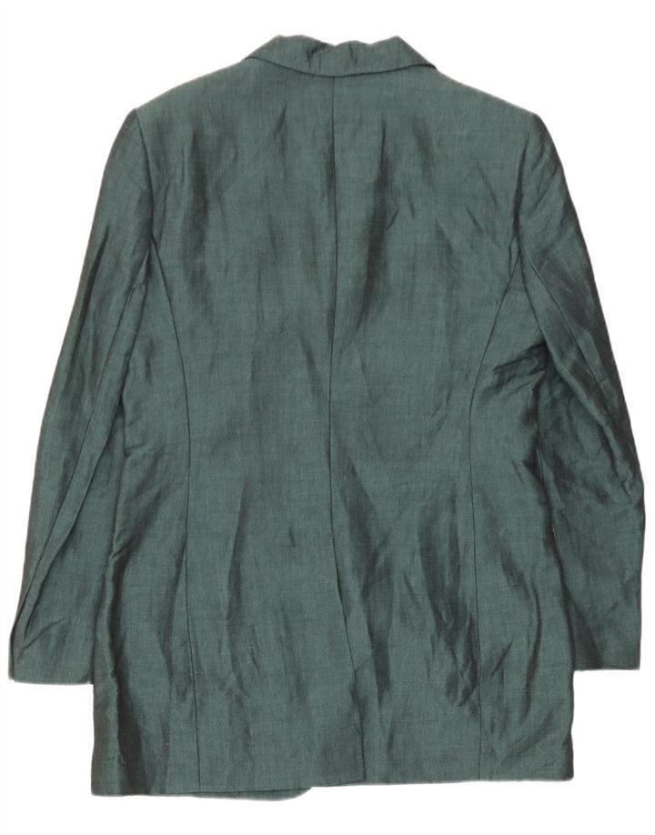 Misstwidd Veste Blazer Femme IT 44 Lin Vert Moyen