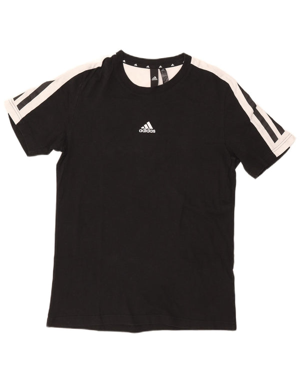Adidas T-Shirt Homme Haut Petit Coton Colorblock Noir