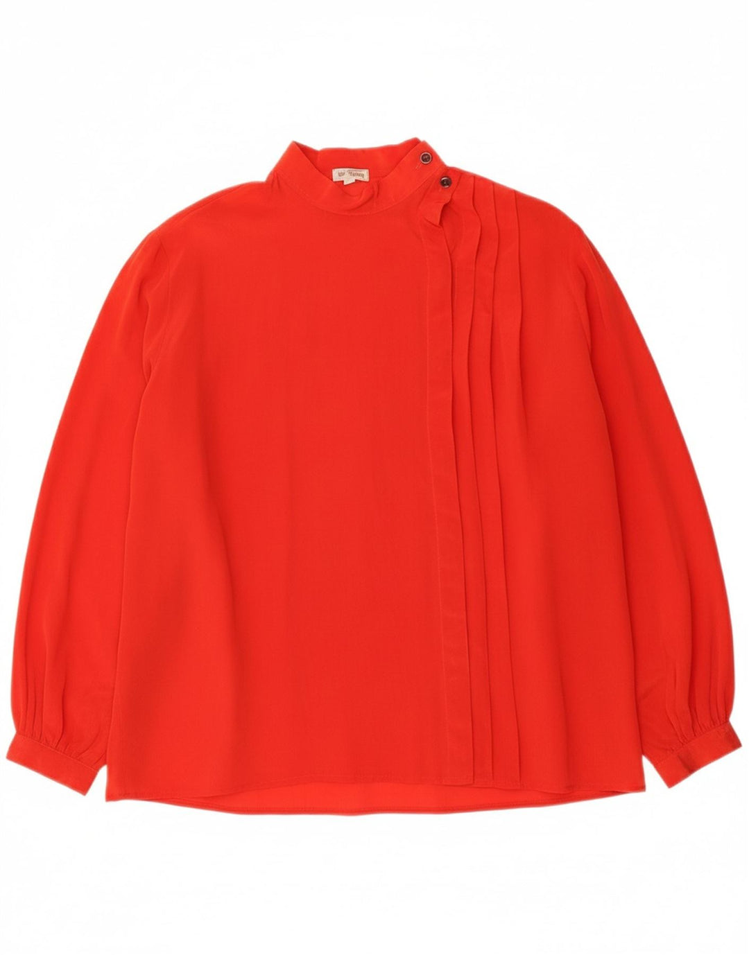 VINTAGE Womens Blouse Top IT 46 Large Red