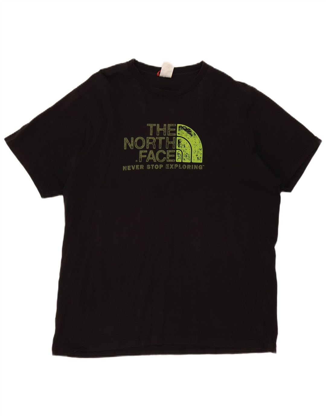 THE NORTH FACE T-Shirt Graphique Homme Haut XL Noir Coton