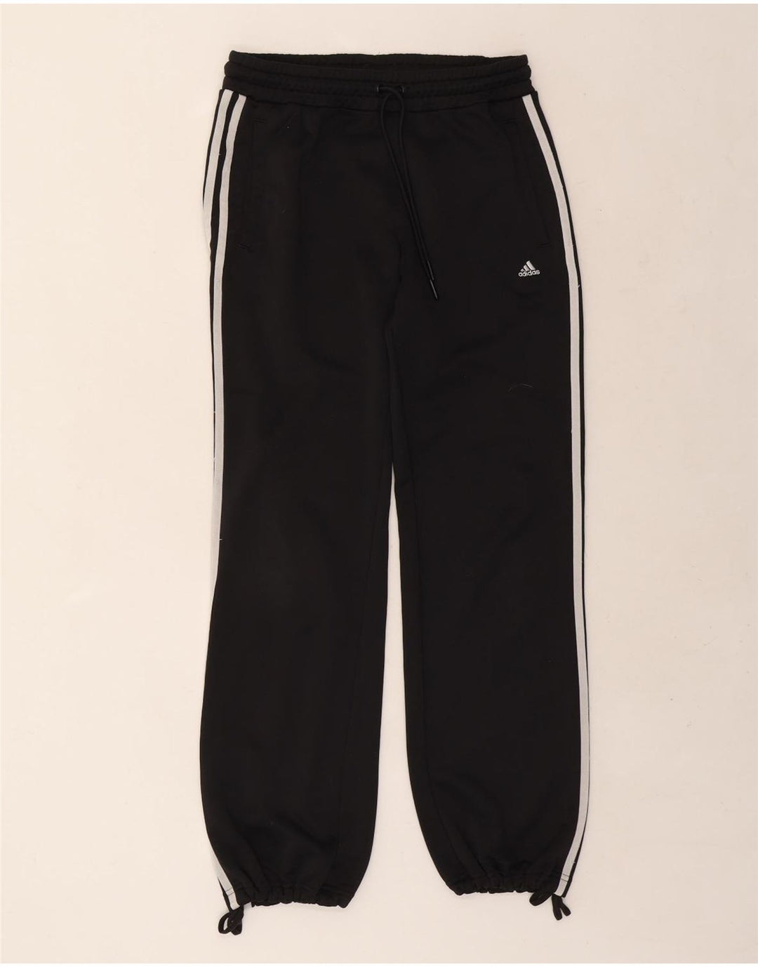 Adidas Pantalon de survêtement pour femme Joggers UK 12 Medium Noir Polyester