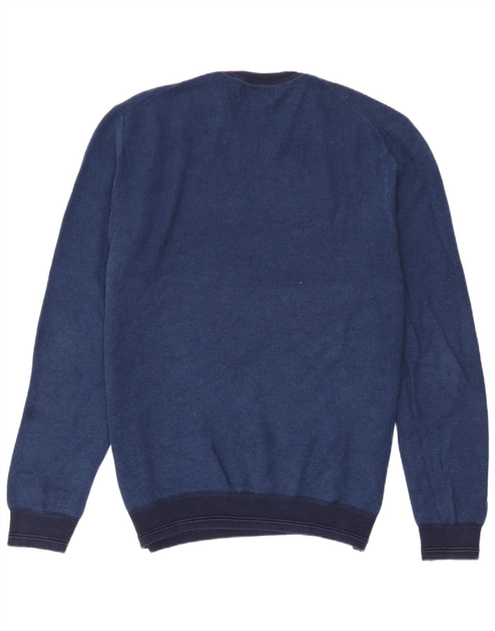 Marks & Spencer Pull à col rond pour homme XL en coton bleu