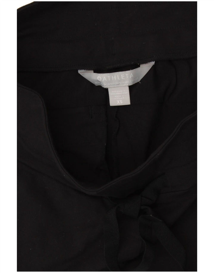 ATHLETA Pantalon de survêtement pour femme UK 6 XS Nylon noir