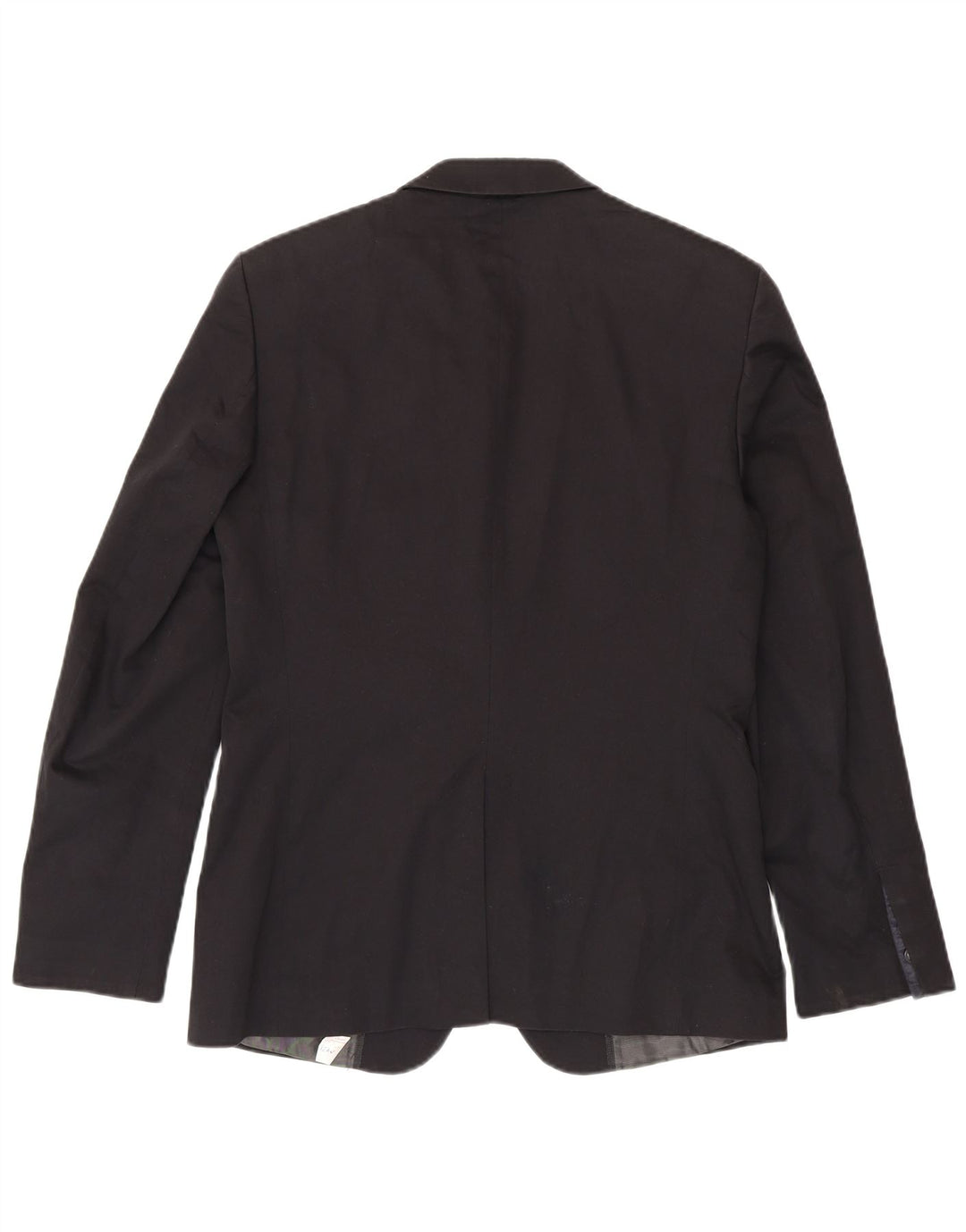 Zara Veste Blazer 2 Boutons Homme EU 50 Coton Noir Moyen