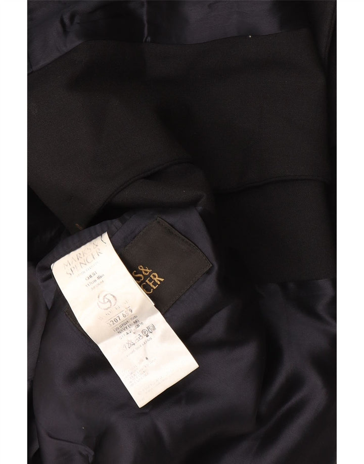 Marks & Spencer Veste blazer à 3 boutons pour homme UK 38 Bleu marine moyen