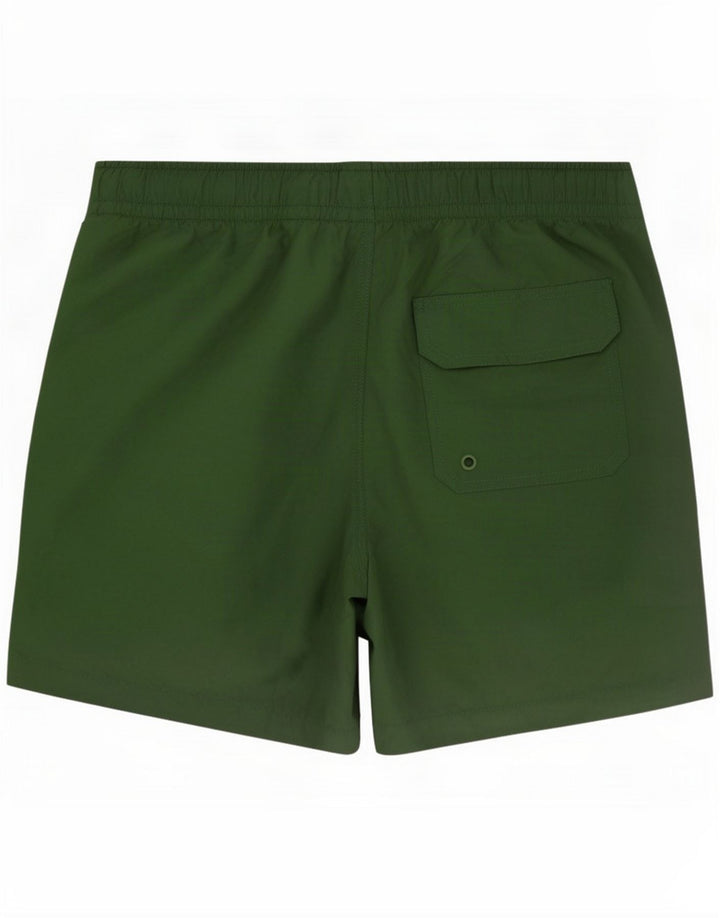 Marks & Spencer Short de bain pour homme Petit Vert Polyester