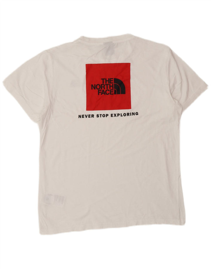 THE NORTH FACE T-shirt graphique pour hommes, petit, en coton blanc