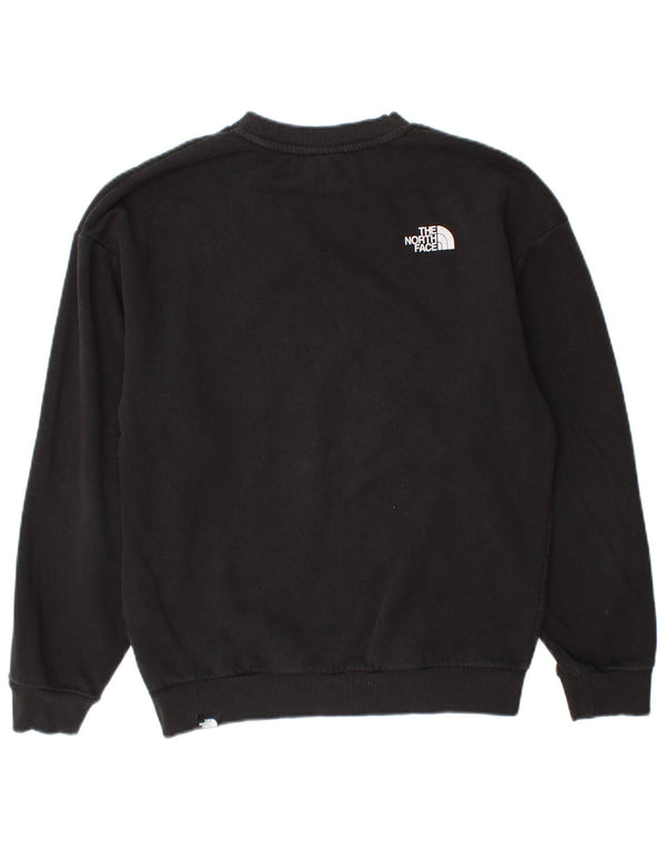 The North Face Sweat-shirt graphique pour femme UK 14 en coton noir moyen
