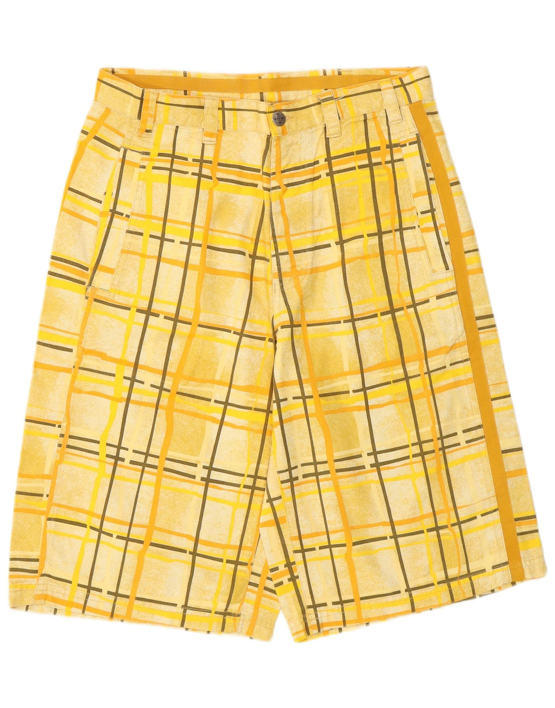 Oxbow Short Chino Homme Medium W30 Carreaux Jaunes