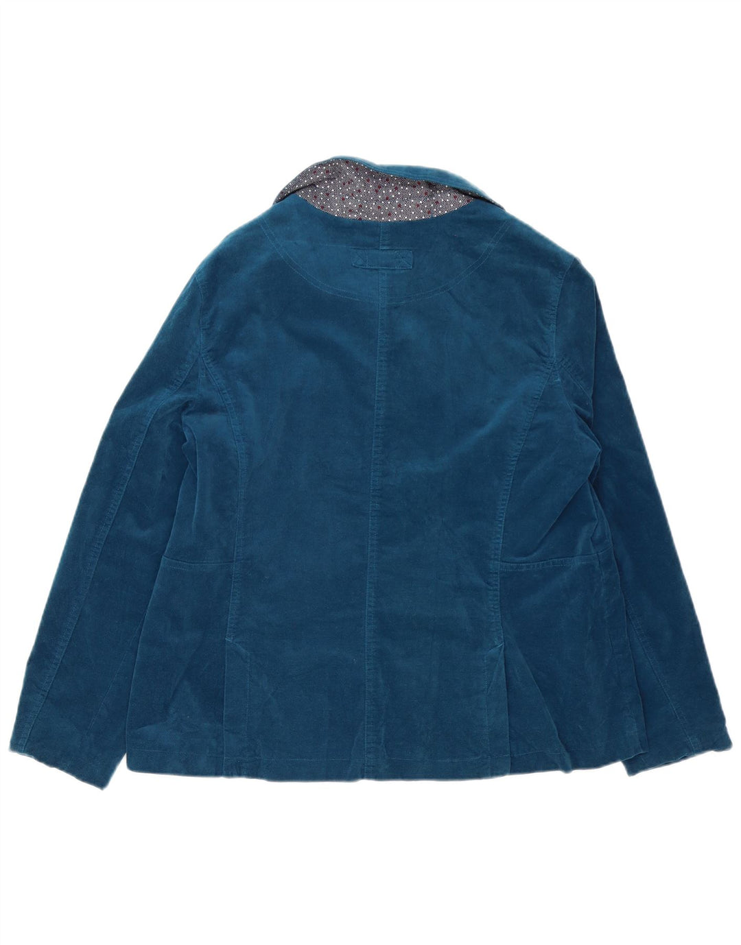 White Stuff Veste blazer en velours à 4 boutons pour femme UK 16 Large Bleu marine