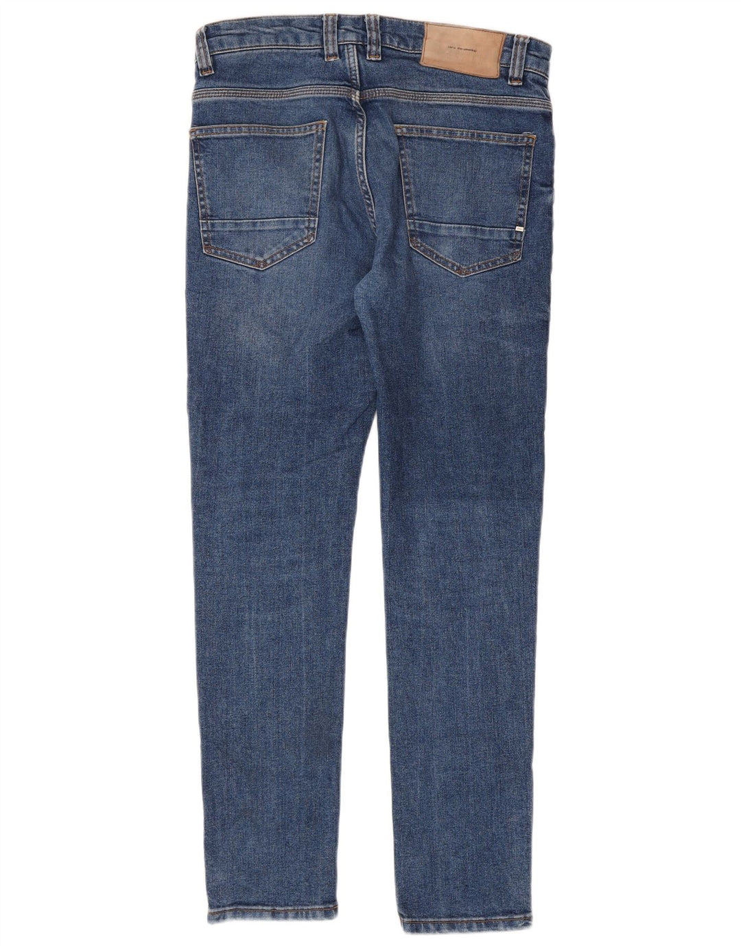 Zara Jean Slim Homme EU 40 Moyen W31 L30 Bleu Coton