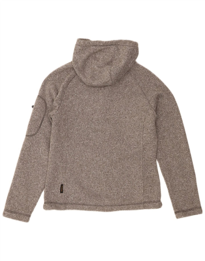 Jack Wolfskin Veste de survêtement pour femme UK 12/14 Gris moyen moucheté
