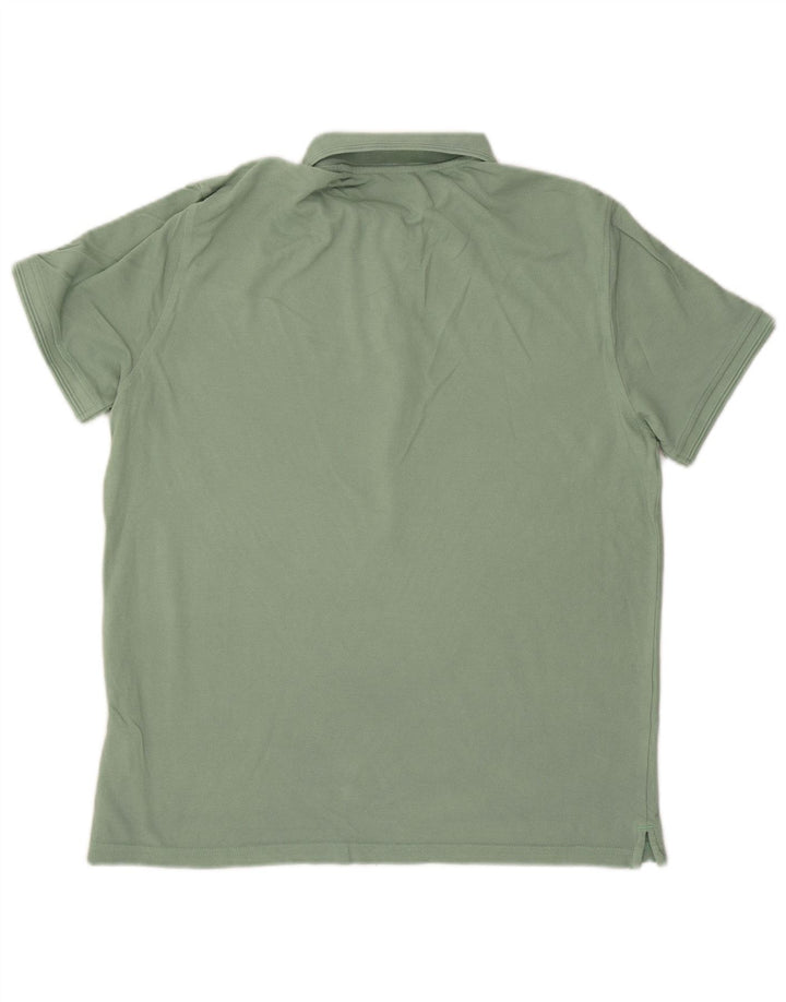 MASSIMO DUTTI Polo Homme Grand Vert Coton