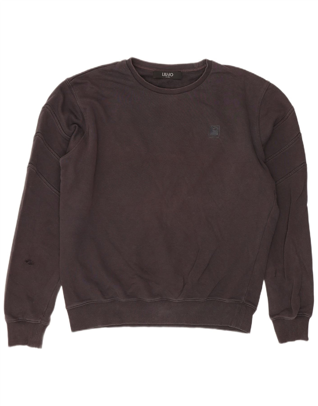 Liu Jo Sweat-shirt pour homme en coton gris Taille L
