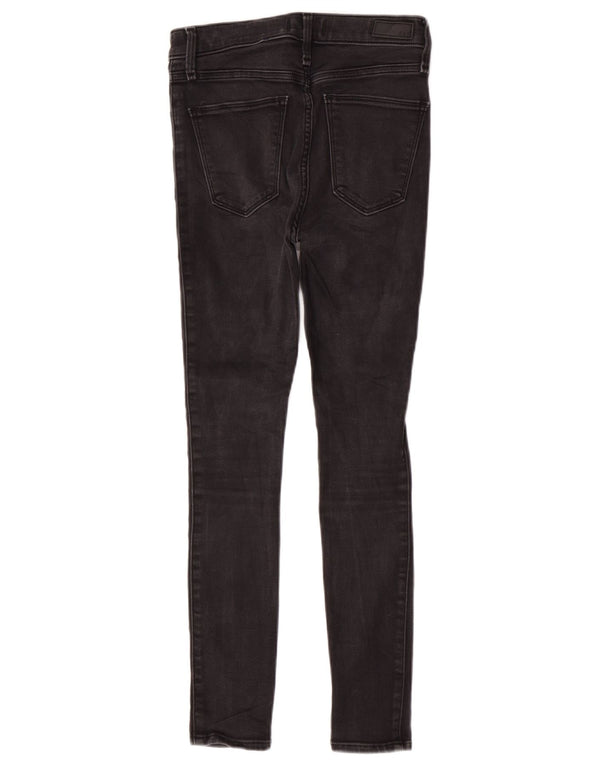 Abercrombie & Fitch Jean skinny taille haute pour femme US 0 XS W25 L26 Gris
