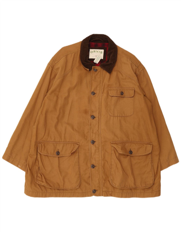Orvis Veste utilitaire pour homme UK 44 2XL Marron Coton