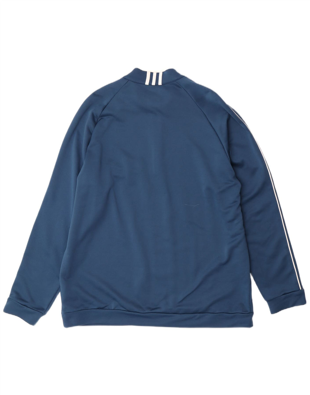 Adidas Hommes Climalite Zip Neck Pull Survêtement Top 2XL Bleu Polyester