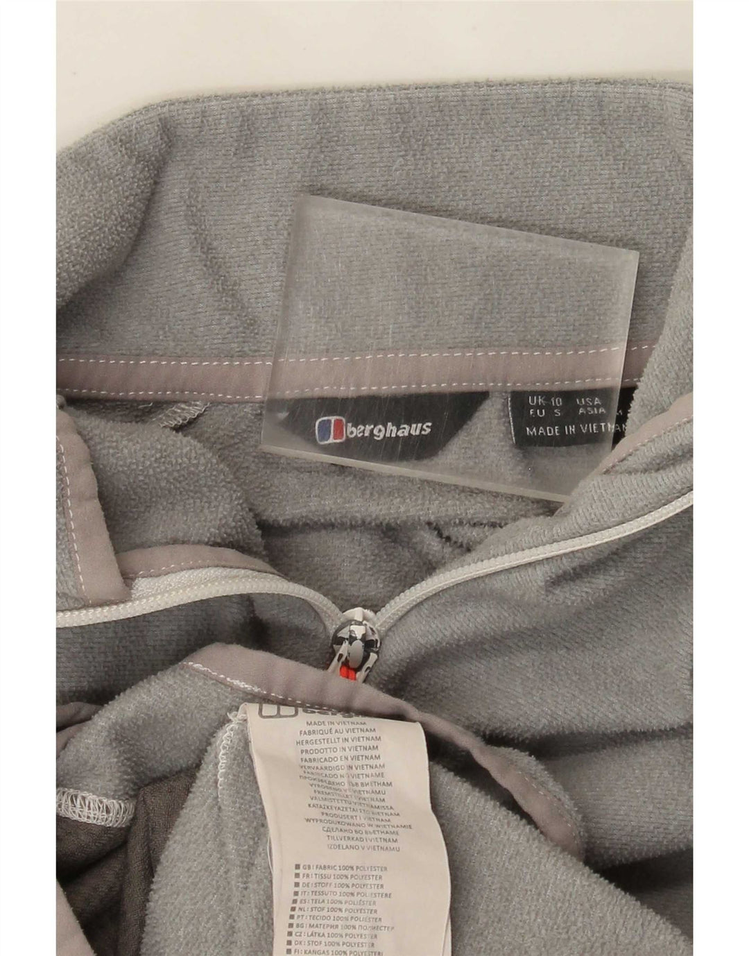 Berghaus Veste Polaire Femme UK 10 Petit Gris Polyester