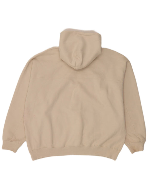 Abercrombie & Fitch Pull à capuche pour homme XL Coton beige