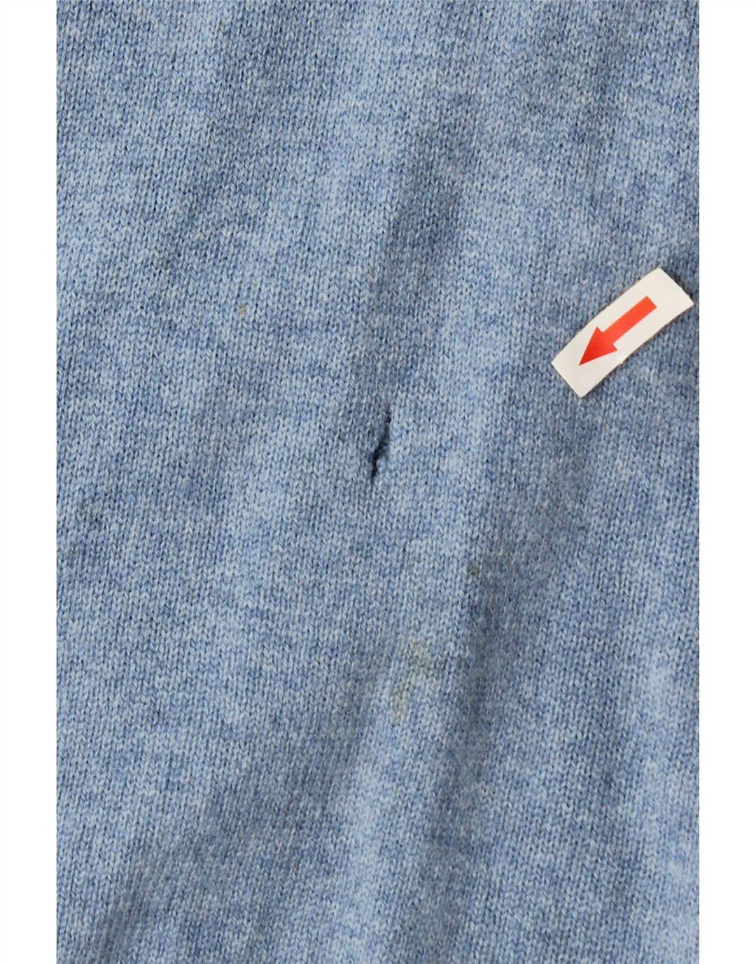 Marks & Spencer Pull à col en V Blue Harbor pour hommes, grand bleu moucheté