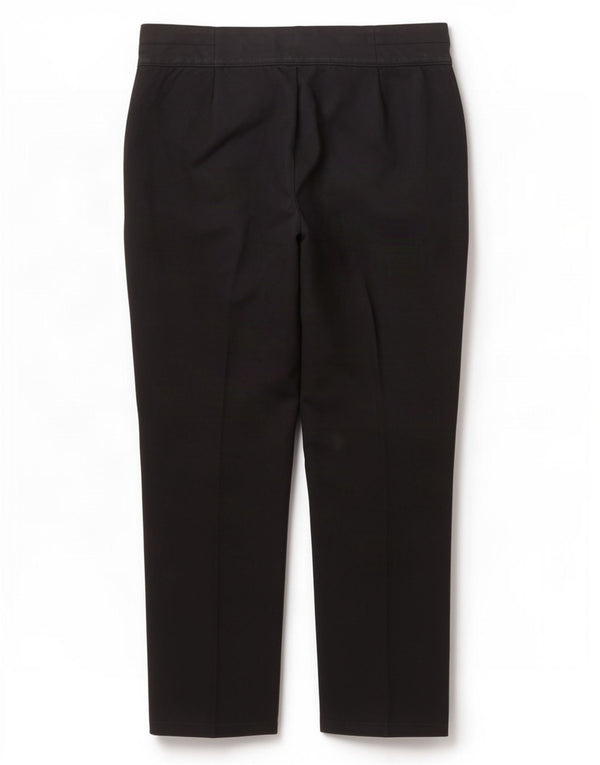 Marks & Spencer Pantalon droit décontracté pour femme UK 18 XL W38 L27 Noir