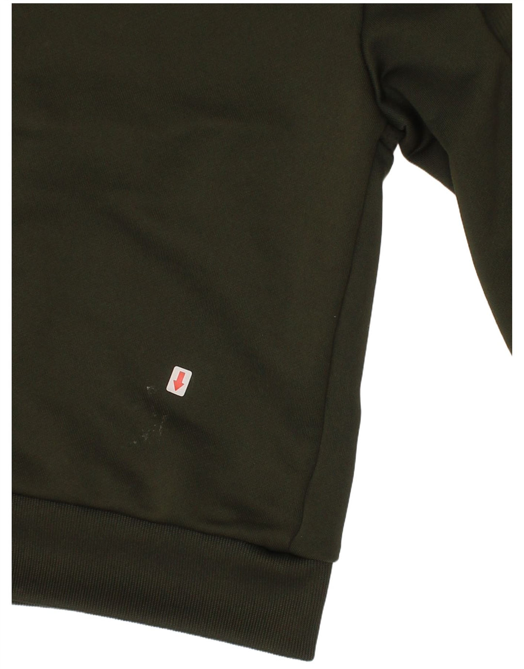 Adidas Sweat-shirt graphique à col zippé pour garçon 7-8 ans Vert Polyester