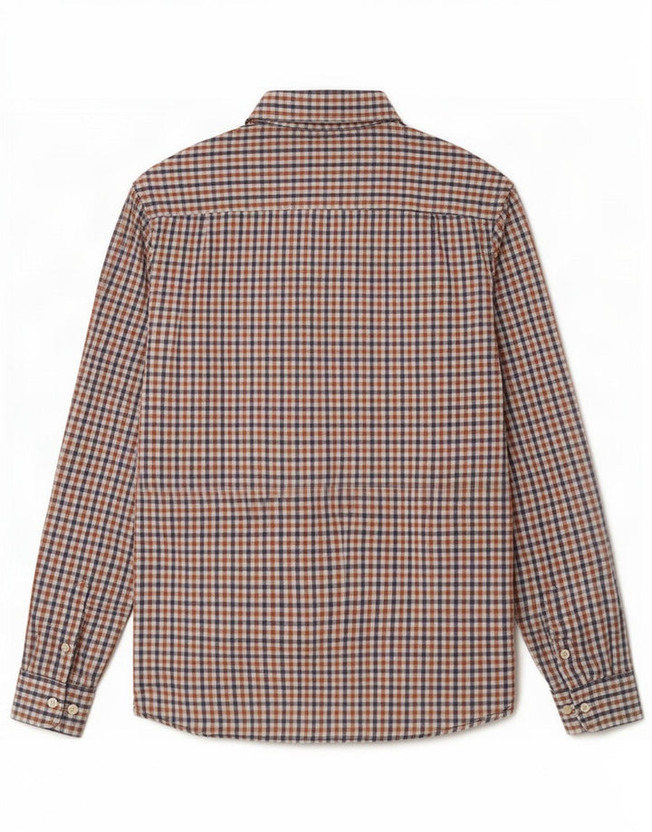 Harvey & Jones Chemise en flanelle pour homme Vichy multicolore moyen