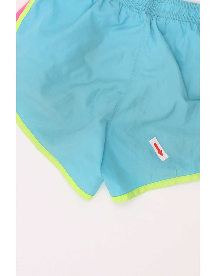 Short de sport Nike Fille 5-6 ans Polyester color block bleu moyen