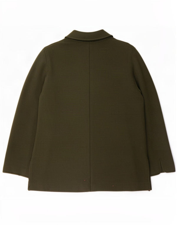 Luisa Spagnoli Veste blazer 1 bouton pour femme UK 18 XL Vert