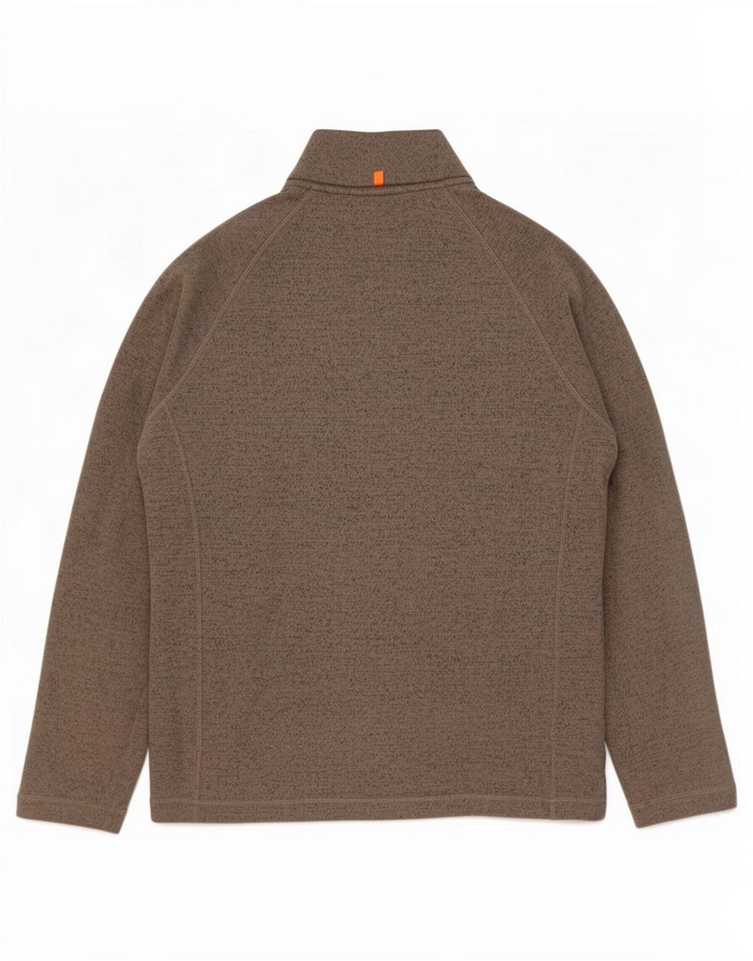 John Lewis Sweat-shirt à col boutonné pour homme en polyester gris moucheté