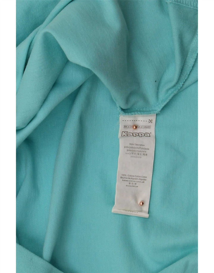 Kappa Polo Homme XL Turquoise Coton