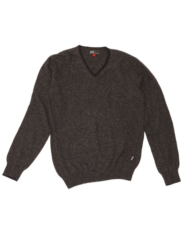 Slam Pull Col V Homme Gris Moyen Polyamide