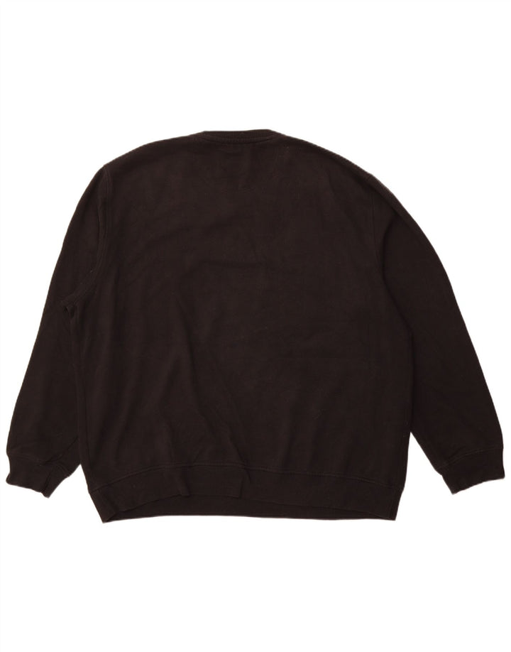 Izod Sweat-shirt pour homme en coton noir 2XL