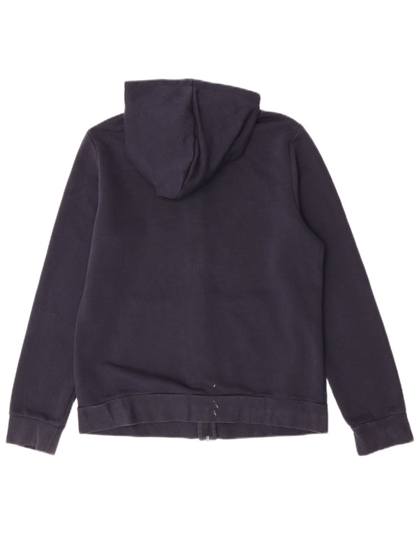 Adidas Pull à capuche zippé graphique pour femme UK 16/18 Grand Bleu Marine Sports