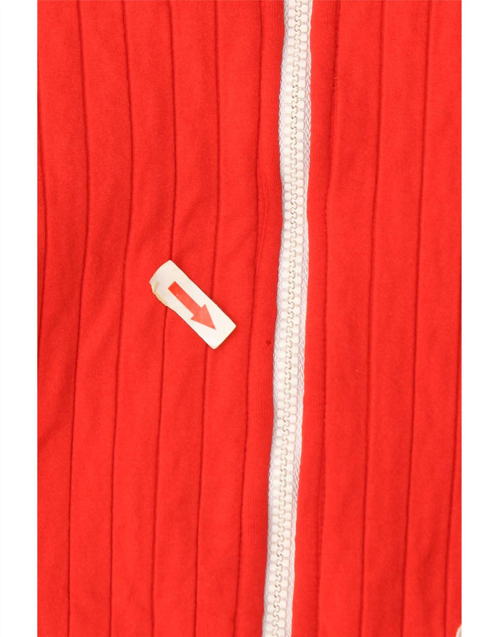 grasshoppers Veste de survêtement pour femme IT 38 XS Rouge Colourblock