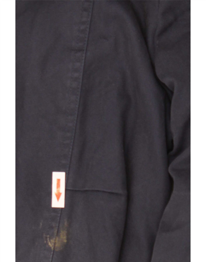 Gant Veste Bomber Homme UK 40 Large Bleu Marine Coton