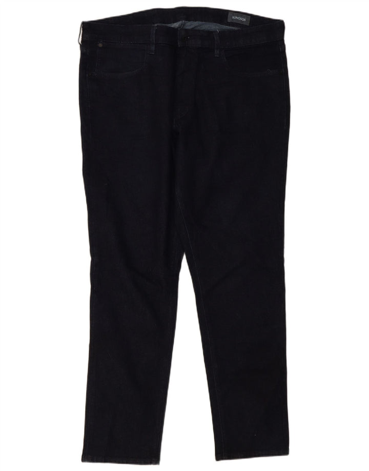 BONOBOS Jean Slim Femme W38 L32 Bleu Marine Coton
