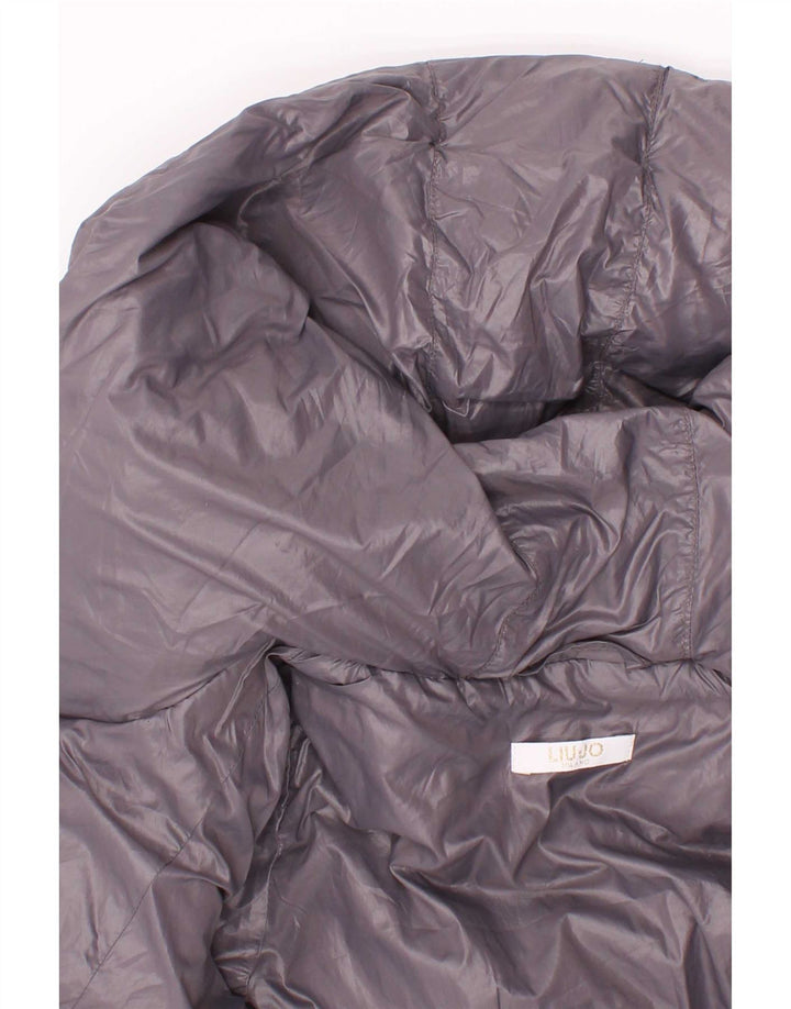Liu Jo Veste matelassée à capuche pour fille 5-6 ans Gris