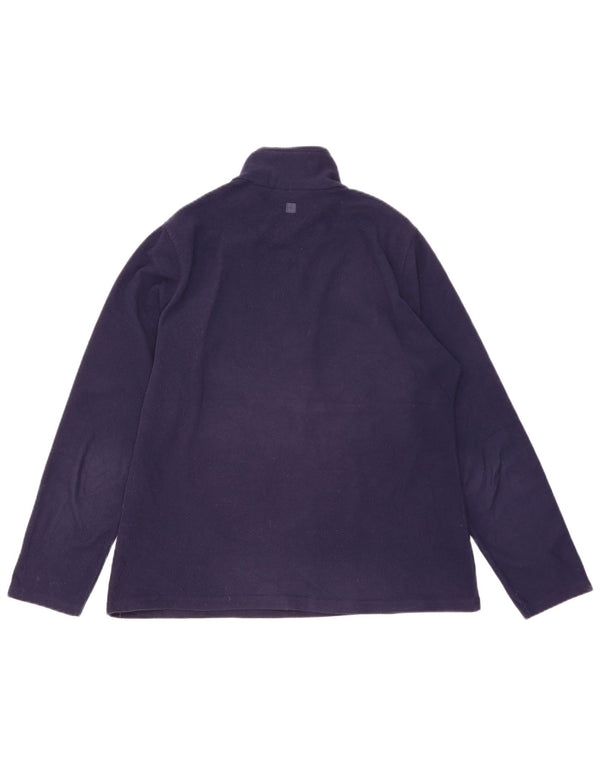 Mountain Warehouse Pull polaire à col zippé pour femme UK 16 Large Bleu marine