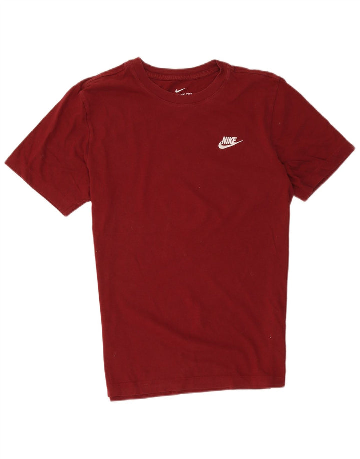 Nike T-Shirt Homme Rouge Moyen Coton