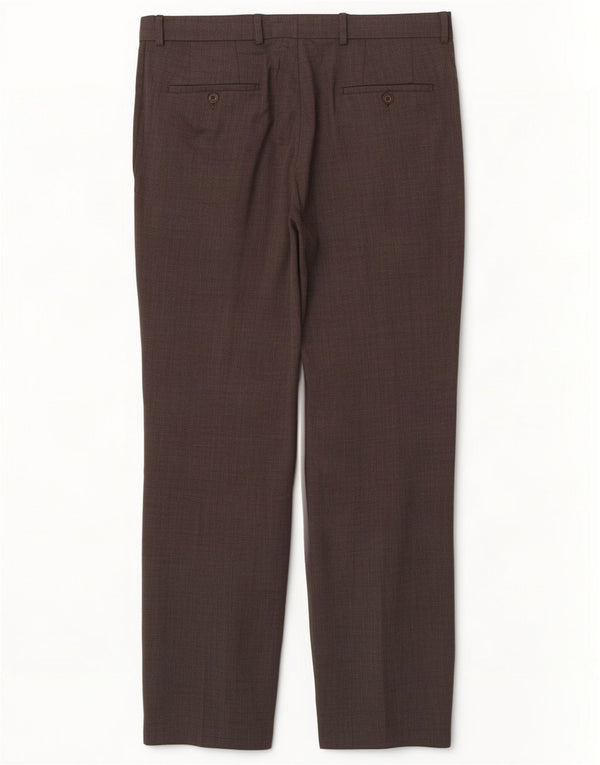 Hugo Boss Pantalon de costume droit pour homme IT 52 XL W36 L33 Gris