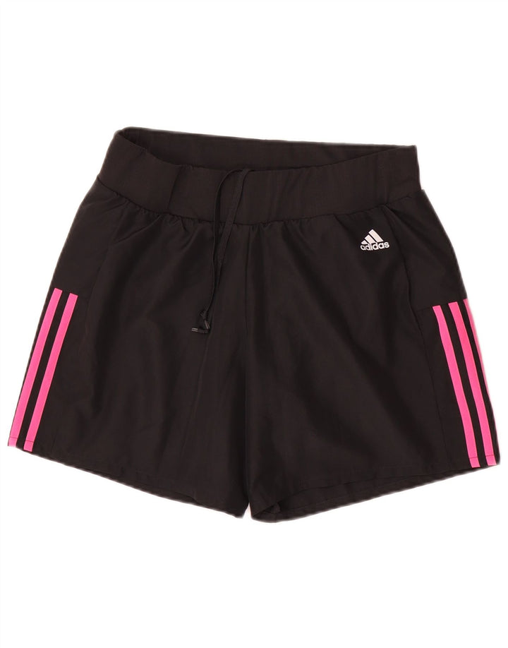 Adidas Short de sport pour femme UK 10 Petit Noir Polyester