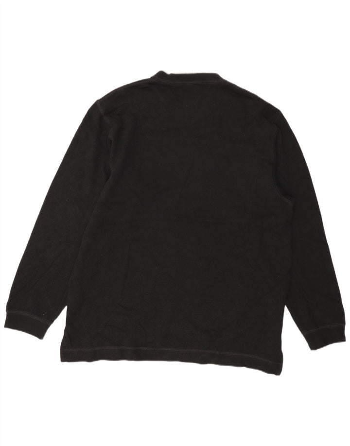 Eddie Bauer Sweat-shirt pour homme en coton noir Taille L