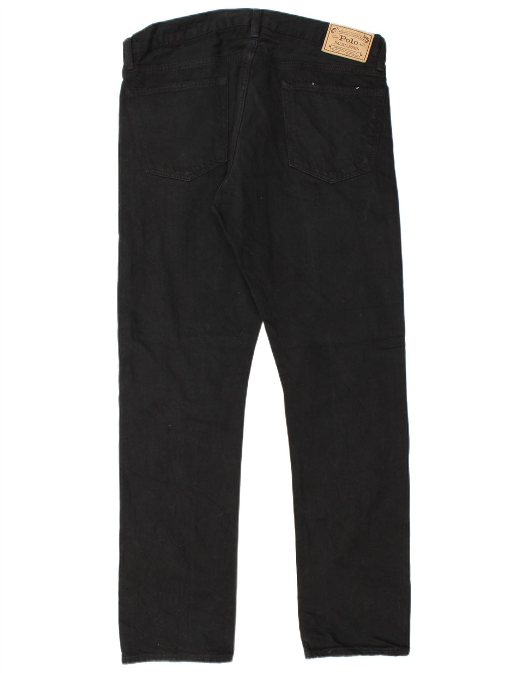POLO RALPH LAUREN Pantalon décontracté droit pour homme W34 L32 Coton noir