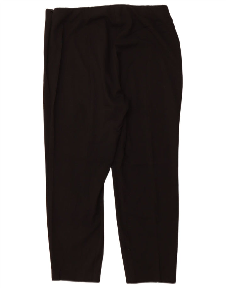 CALVIN KLEIN Pantalon décontracté slim pour femme US 14 XL W34 L27 Noir Polyester