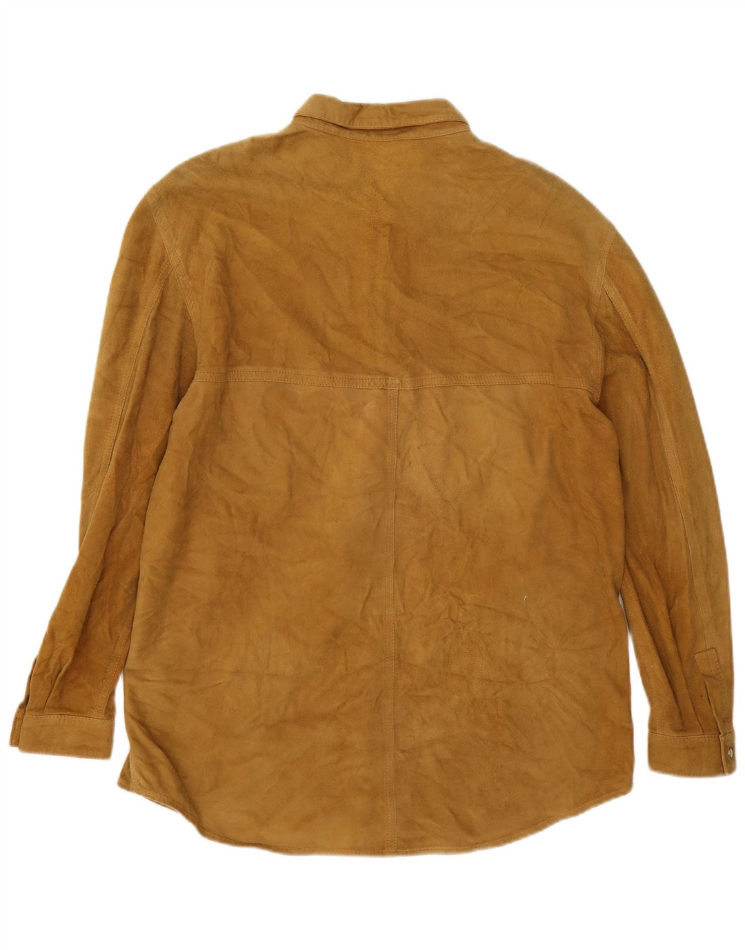 Maurizio Saturni Femme Chemise Oversize En Daim IT 44 Cuir Beige Moyen