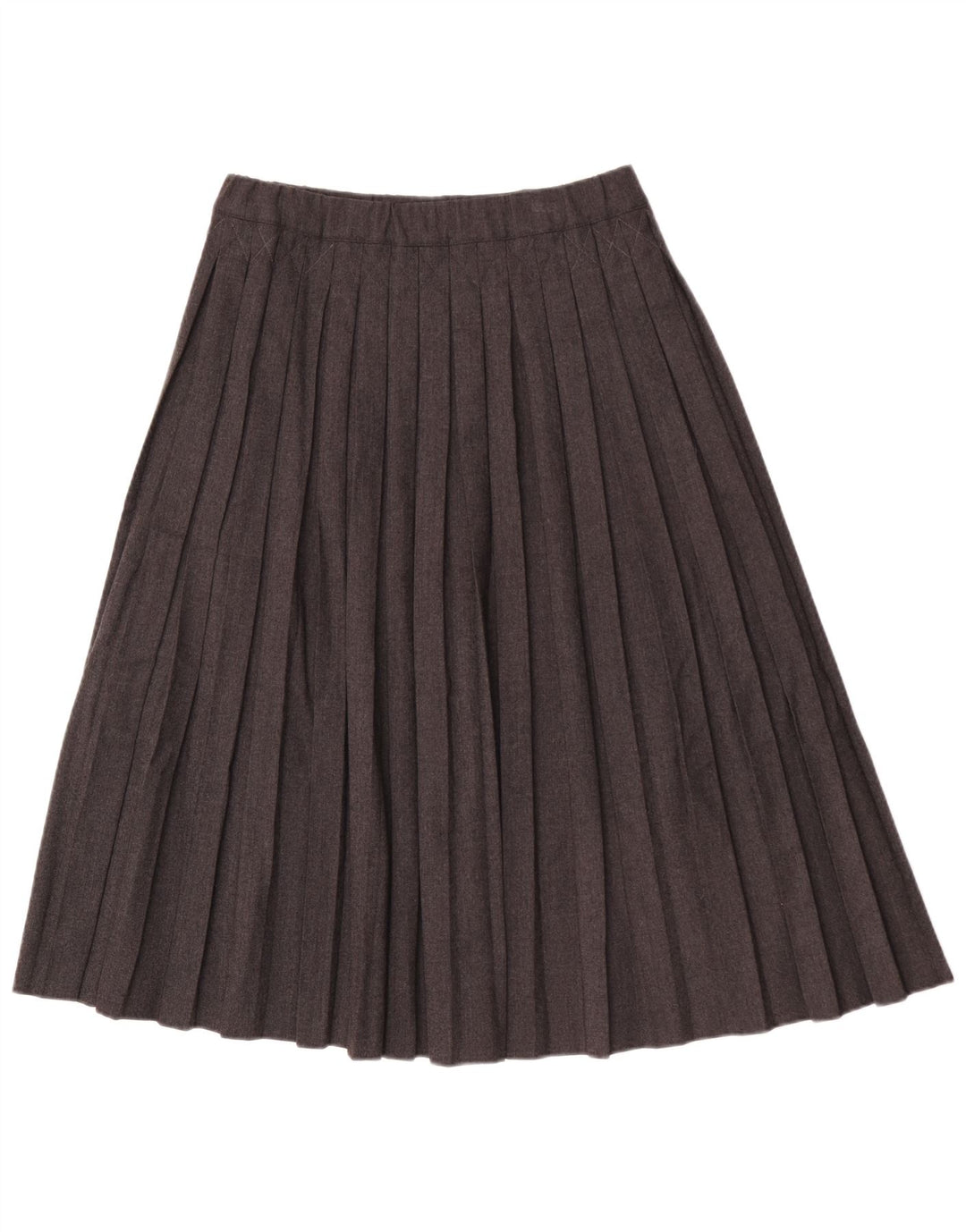 jupe plissée femme vintage IT 42 Medium W30 Laine Grise