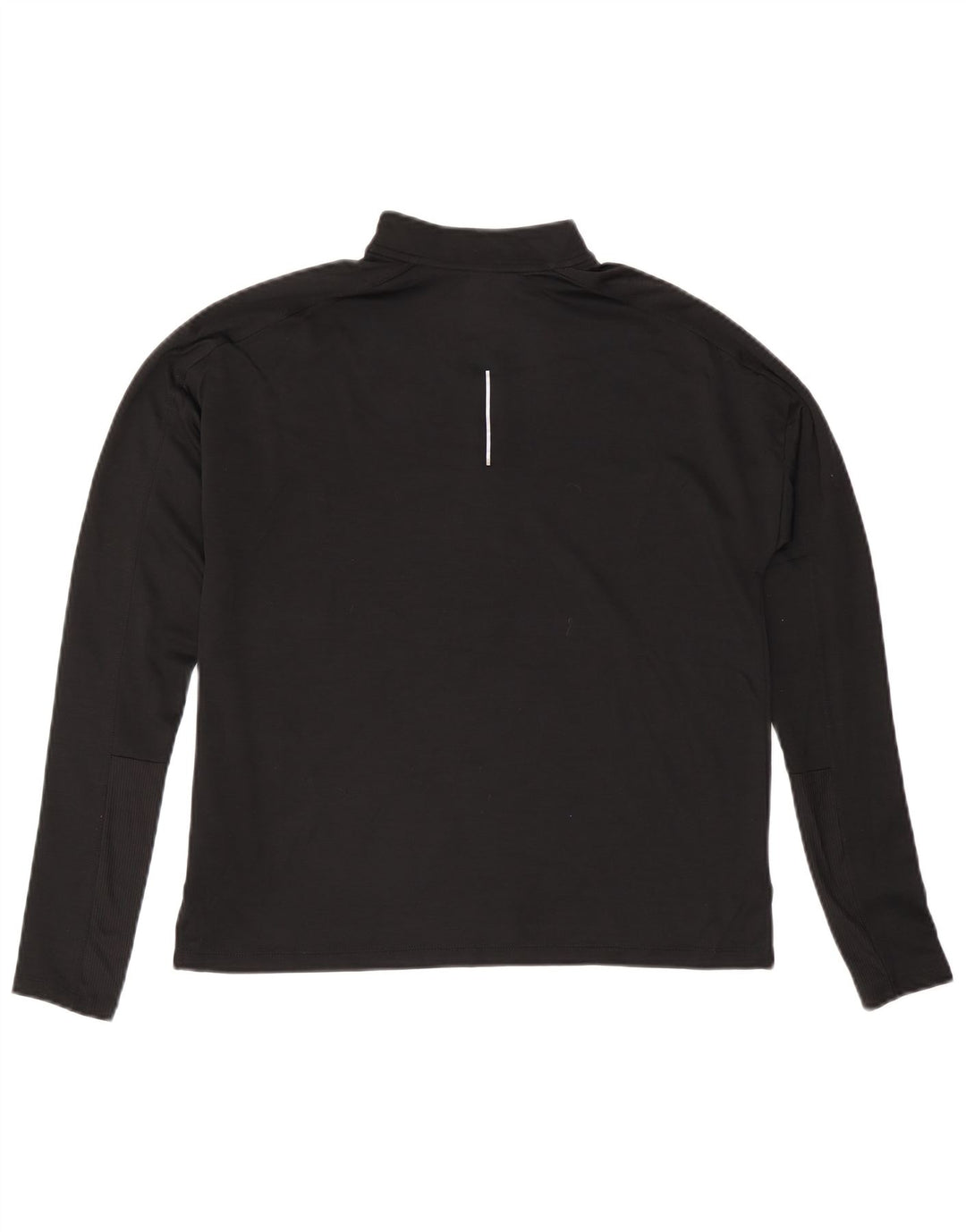 NIKE Haut de survêtement Dri Fit à col zippé pour femme UK 14 Noir moyen