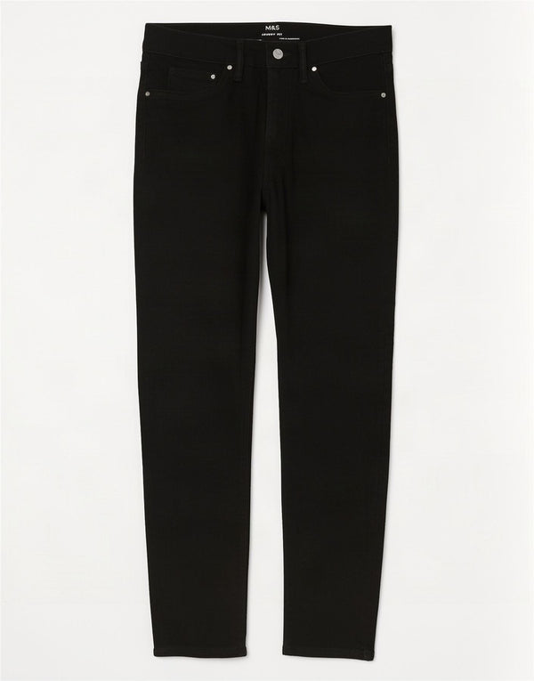 Marks & Spencer Jean skinny court W34 L29 homme en coton noir