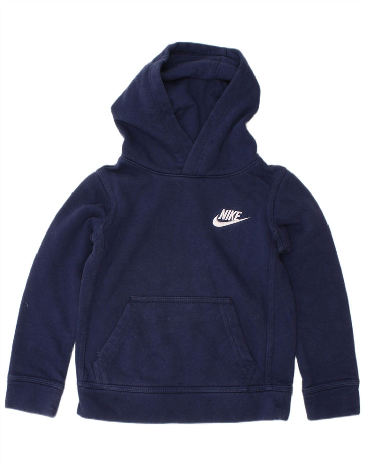 NIKE Pull à capuche pour garçon 3-4 ans XS Bleu marine Coton